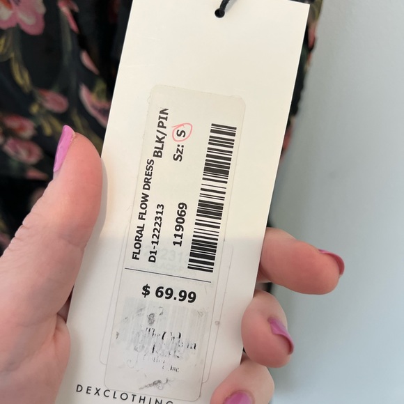 DEX Floral Flow Dress - Picture 4 of 4